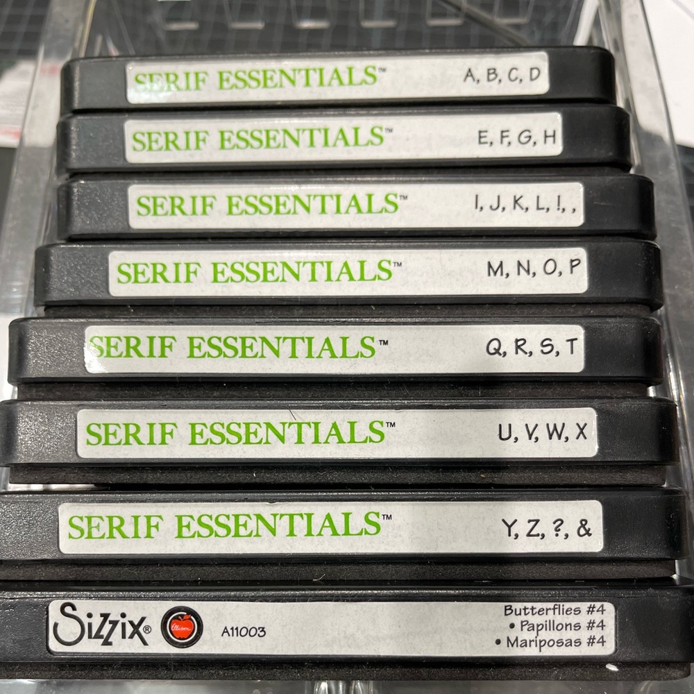 Sissix Bigz Alphabet Die Set